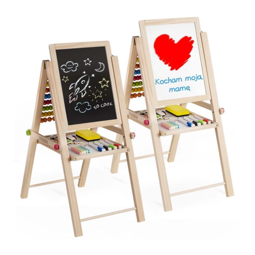Ricokids sklopiva magnetska ploča za kredu 62 x 28 x 44 cm slika 9