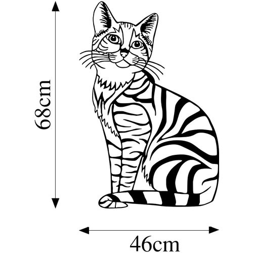 Wallity Metalna zidna dekoracija, Cat - 310 slika 6