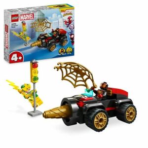 Igra Gradnje Lego Marvel Spidey and His Extraordinary Friends 10792 Drill Vehicle Pisana