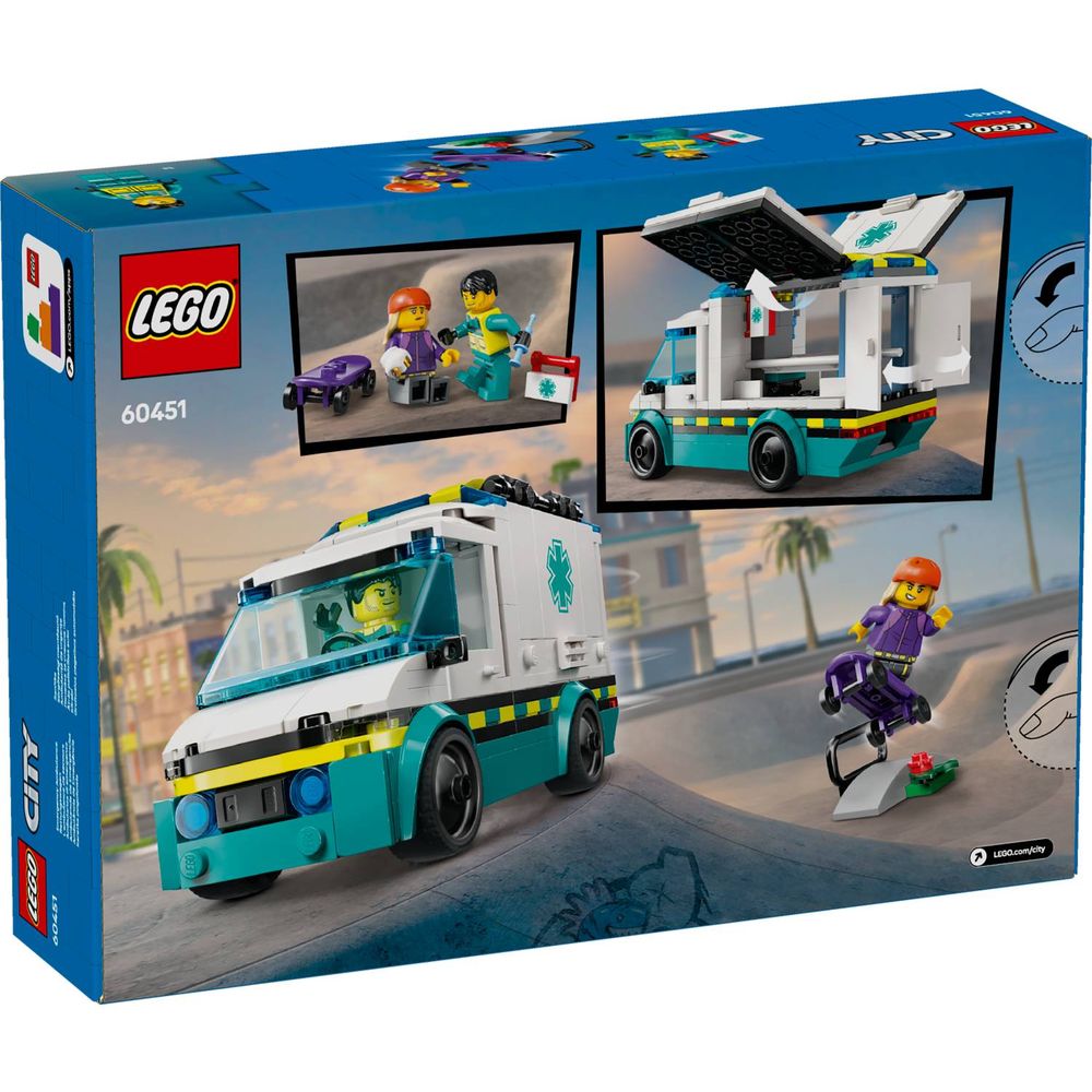 LEGO 60451 Kola hitne pomoći slika 10