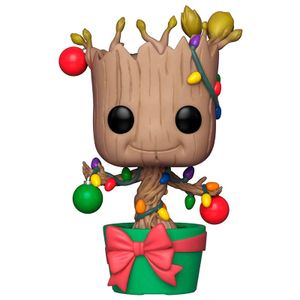 POP figure Marvel Holiday Groot with Lights &#38; Ornaments