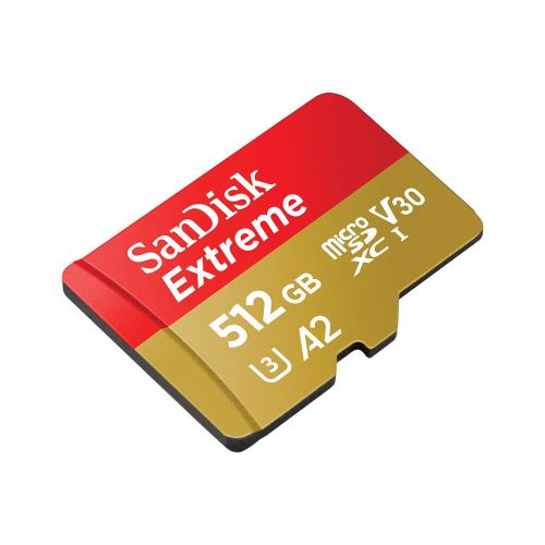 SanDisk Extreme microSDXC 512GB + SD Adapter 190MB/s & 130MB/s A2 C10 V30 UHS-I U3 slika 2