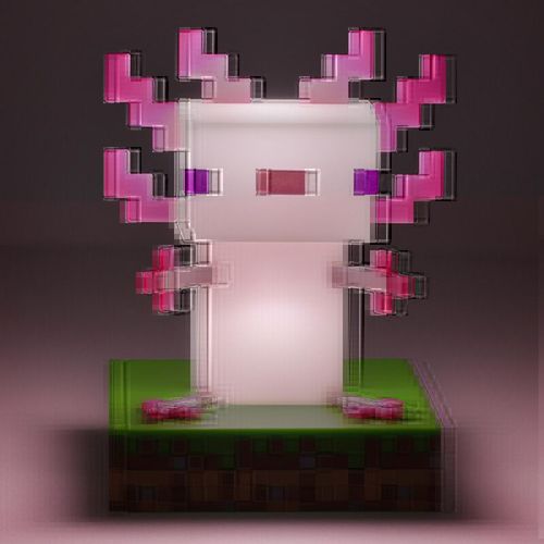 Minecraft Ajolote Icons lamp 12cm slika 5