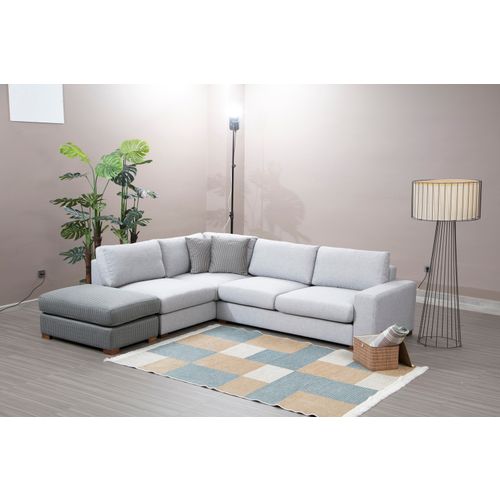 Atelier Del Sofa Kutna garnitura, Sivo Svijetlo siva, Loop 1 slika 1