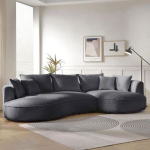 Ugaona Sofa Venedik Desna - Tamno Siva