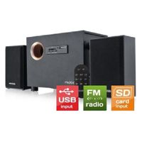 Microlab M105R Aktivni drveni zvucnici 2.1 10W RMS(5W, 2x2.5W) SD, USB,FM, daljinski, 3.5mm