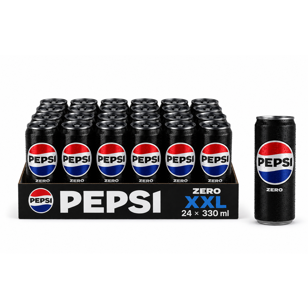 Pepsi Zero, 24 x 0,33 l XXL slika 1