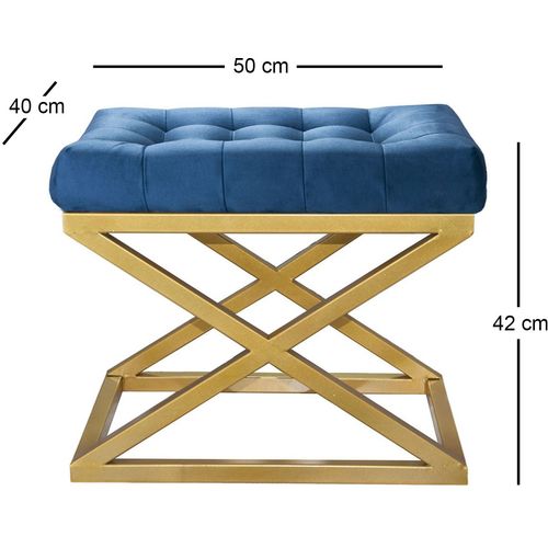 Capraz - Gold, Blue Gold
Blue Pouffe slika 2