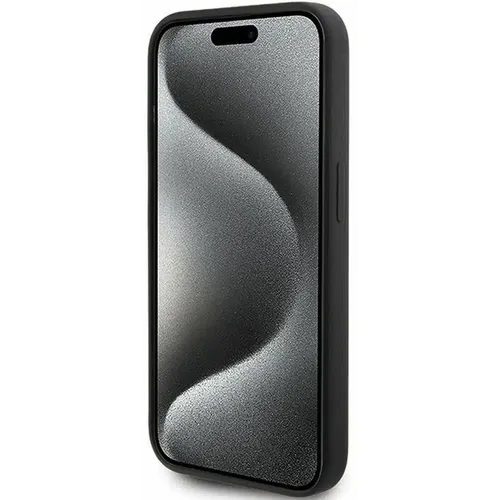 Originalna KARL LAGERFELD Hardcase maskica za iPhone 15 Pro Max (Silikonski Karl Script Logo / crna) slika 4