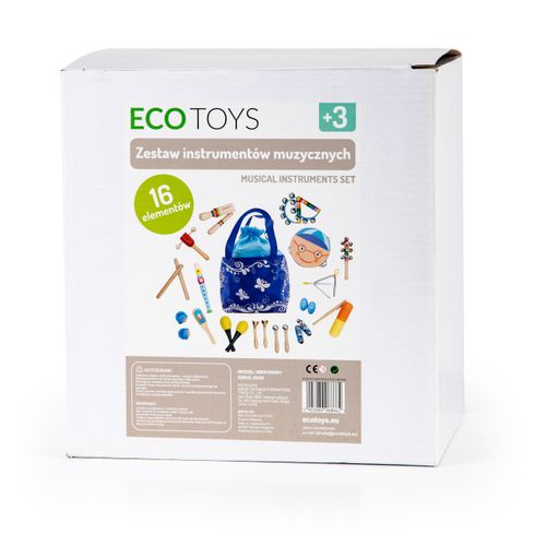 EcoToys Ruksak s Glazbenim Setom od 16 Instrumenata slika 5