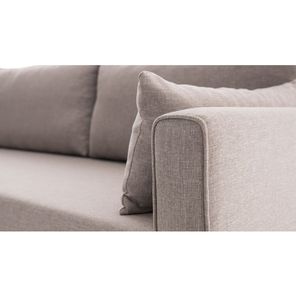 Bella ugaona sofa Lijevi 1 - krem boja slika 5