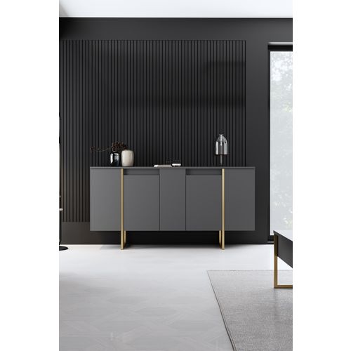 Luxe - Anthracite, Gold Walnut
Gold Console slika 3