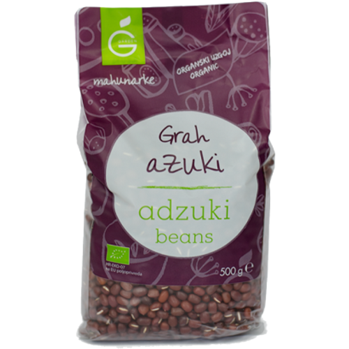 GARDEN Grah azuki crveni BIO 500g slika 1