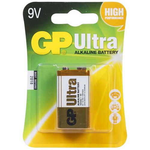 Baterija GP ultra alkalna 9V LR61 1/1 slika 1