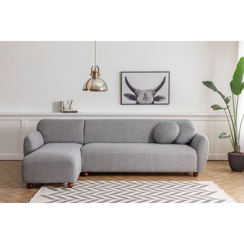 Atelier Del Sofa Kutna garnitura EDDY svijetlo siva desni kut, Eddy Corner (CHL-3R) - Light Grey slika 1