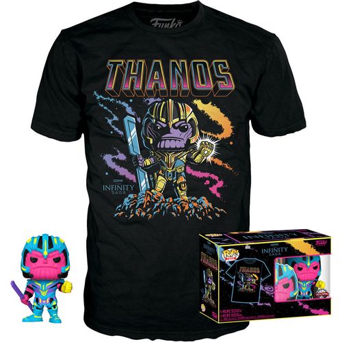 Set figure POP & Tee Marvel Infinity Saga Thanos Exclusive size S slika 1