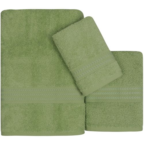 Colourful Cotton Set ručnika GREEN, u poklon kutiji, 3 komada, Rainbow - Green slika 3