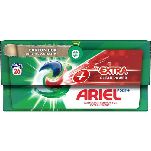 Ariel kapsule tekućeg deterdženta za pranje rublja All-in-1 PODS Extra Clean, 26 pranja slika 1
