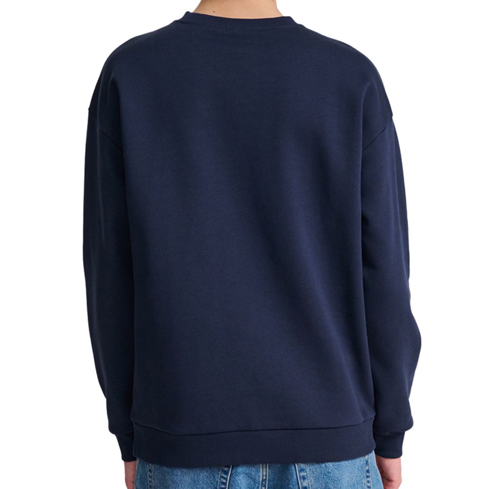 Hummel Muški duks HMLLoose Crewneck Club Sportswear, Plavi slika 2