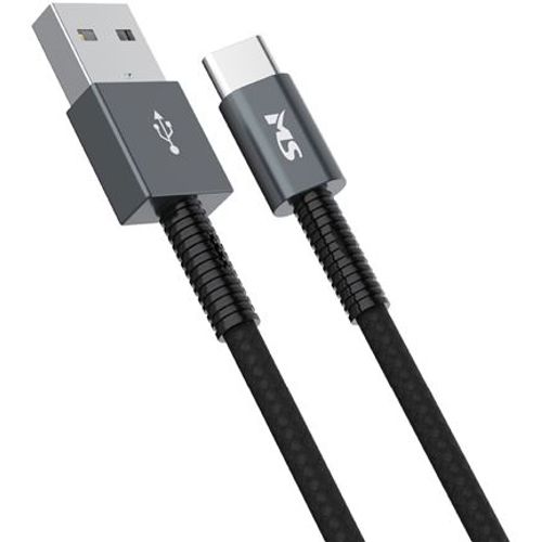 CC CABLE USB-A 2.0 -> USB-C, 2m, crni slika 1