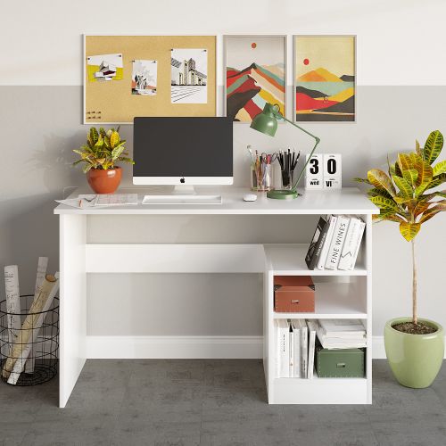 Bahar - White White Study Desk slika 2