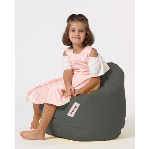Atelier Del Sofa Premium Kid - Tamno Siva BaÅ¡tenska Fotelja od Pasulja slika 3