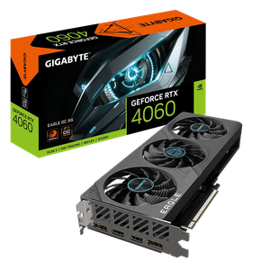 Gigabyte GF RTX4060 EAGLE OC, 8GB GDDR6 GV-N4060EAGLE OC-8GD