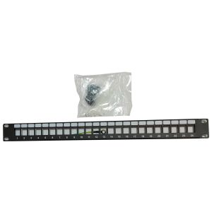 Patch panel sa drzacem kablova LE-3217SK24-C5E FTP 24port CAT5E type Krone IDC 42