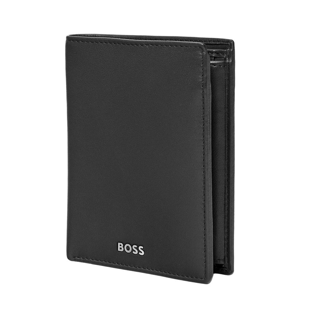 Hugo Boss Novčanik sa vertikalnim preklopom Classic Smooth HLO403A, crni slika 2