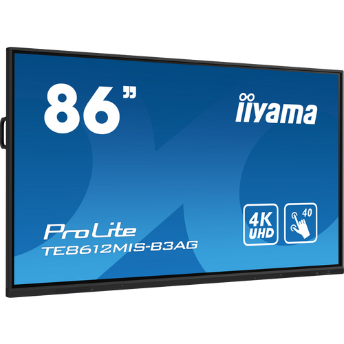 IIyama 86" iiWare10 , Android 11, 40-Points PureTouch IR with zero bonding, 3840x2160, UHD VA panel, Metal Housing, Fan-less, Speakers 2x 16W front, VGA, HDMI 3x HDMI-out, USB-C with 65W PD (front), Audio mini-jack and Optical Out (S/PDIF), USB Touch Interf slika 2