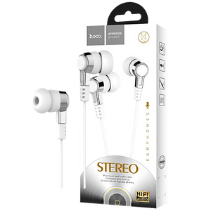 hoco. Slušalice sa mikrofonom, 3.5 mm,dužina kabela 1.2 met,bijela - M52 White