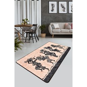 TANKA Staza Bantu   Multicolor Hall Carpet (80 x 150)