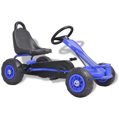 Go-Kart s Pedalama i Pneumatskim Gumama Plavi slika 27