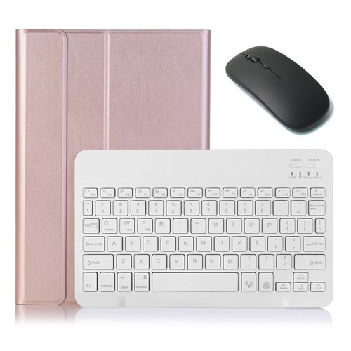 Futrola sa tastaturom i misem za iPad 10.2 2019/2020/2021 roze slika 1