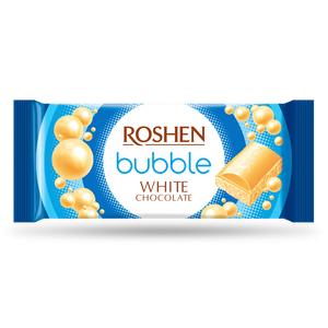 Roshen bijela čokolada s mjehurićima 80g