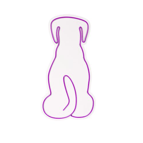 Wallity Ukrasna plastična LED rasvjeta, Doggy - Pink slika 5