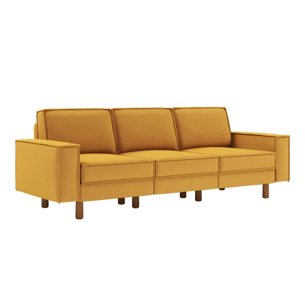 Sofa za 3 Osobe Sparrow Extra - Boje: Senf i Orah slika 1