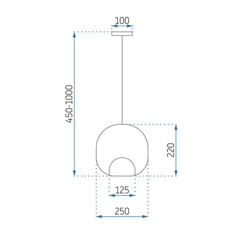 TOOLIGHT Viseća svjetiljka APP1027-1CP slika 16