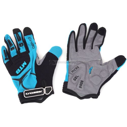 Crosser rukavice RS-537 Long Finger L black/blue slika 1