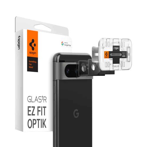 Spigen - Optik.tR EZ FIT staklo za kameru (2 kom) za Google Pixel 8 - crno slika 1