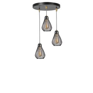 Armut 8716-3 Black
Gold Chandelier