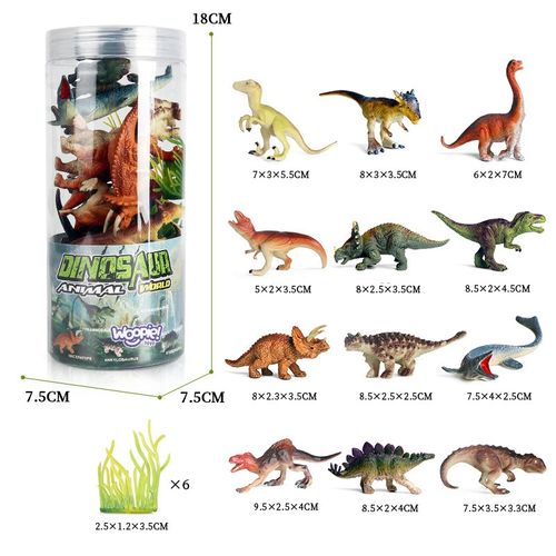 Woopie set akcijskih figurica - dinosauri 18 kom. slika 3