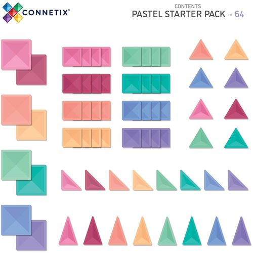 Connetix Magnetni konstruktor Pastel 64 dela slika 2