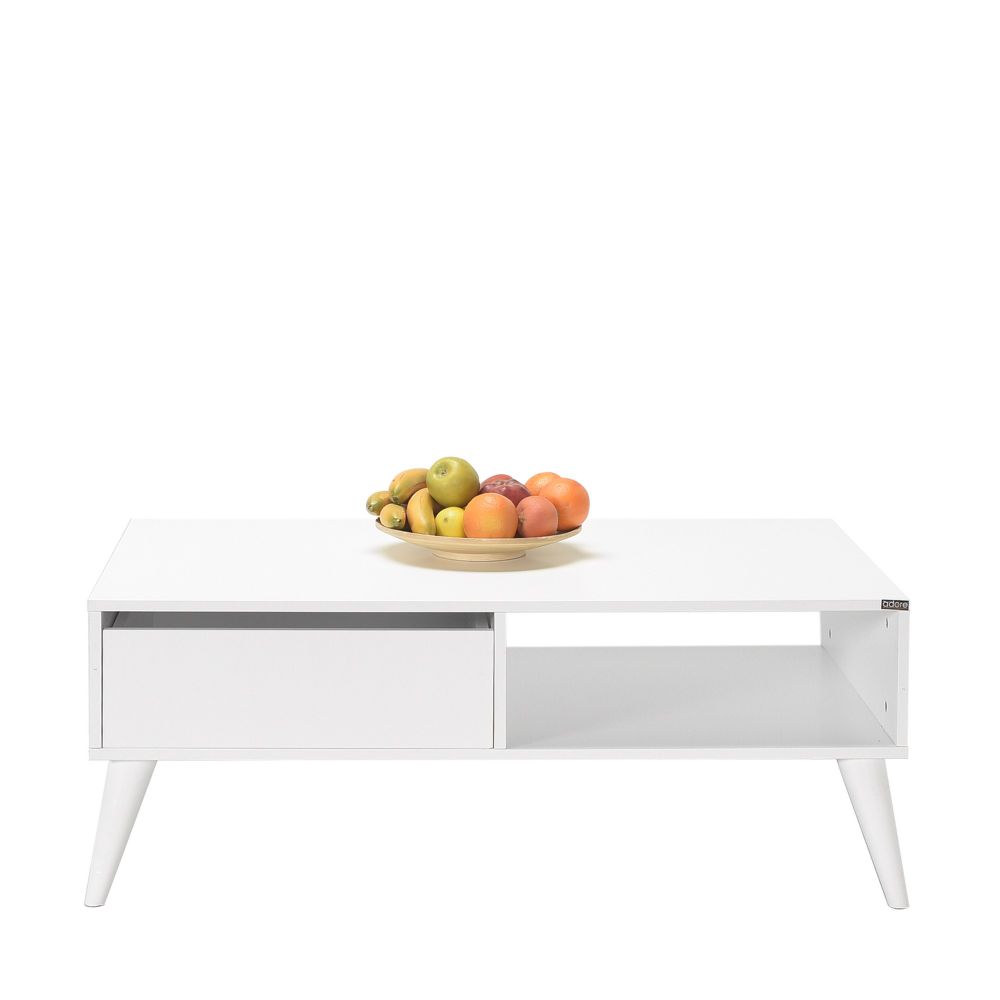 Bijeli Dijamantski Stolić za Kafu SHP-655-DD-1 slika 7