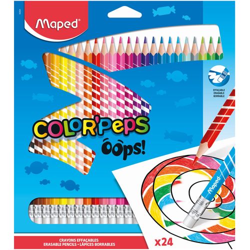 MAPED Bojice bezdrvne Color'Peps Oops s gumicom trobridne 24/1 slika 1