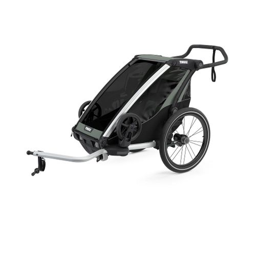 Thule Chariot Lite zeleno (agava)/crna sportska dječja kolica i prikolica za bicikl za jedno dijete (4u1) slika 12