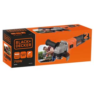 KUTNA BRUSILICA 710 W 115 mm Black &amp; Decker BEG010