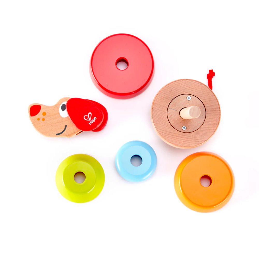 Hape Drvena igračka dindolino sa zvukom Pepe Sound Stacker E0448A  slika 2