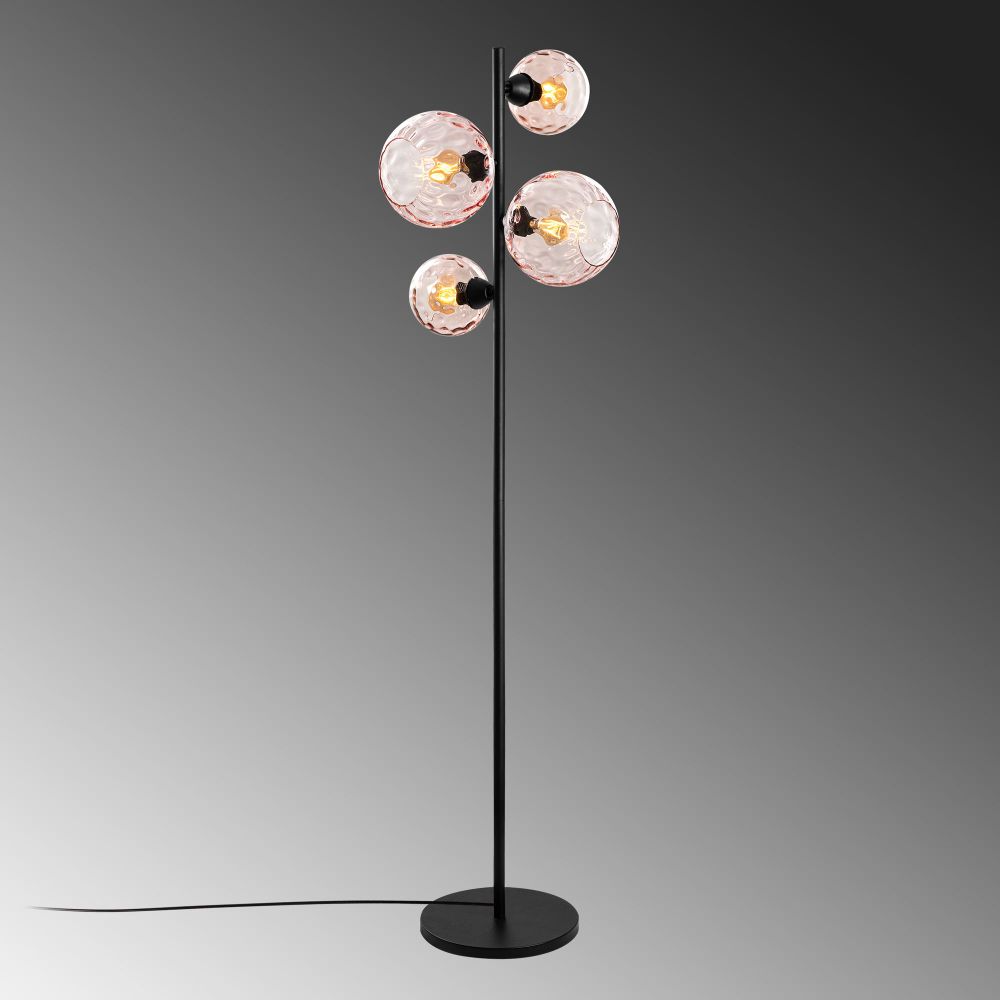 Podna Lampa Benek 20-15-14513 - Boje: Roza i Crna slika 6