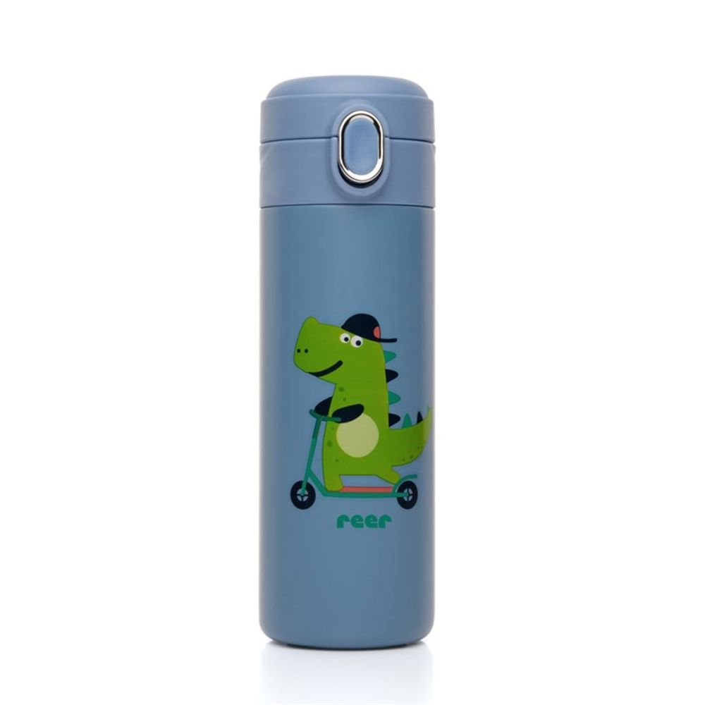 Reer Flašica za piće sa slamkom 350ml, Blue slika 1